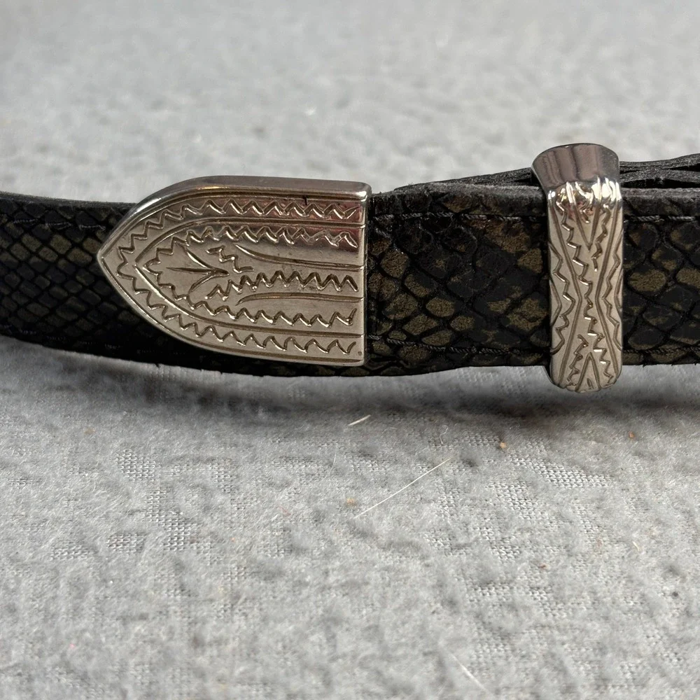 Priore leather belt